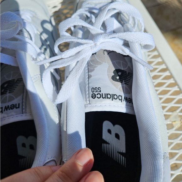 New Balance 550 White Sneakers - Picture 9 of 9